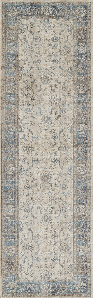 Momeni Izmir IZ-02 Blue Area Rug Runner Image