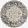 Momeni Izmir IZ-02 Blue Area Rug Round Image