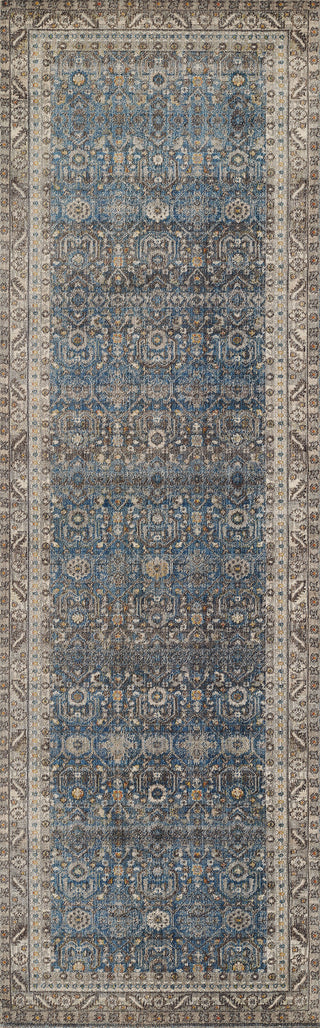 Momeni Izmir IZ-08 Blue Area Rug Runner Image