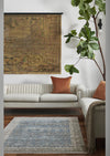 Momeni Izmir IZ-08 Blue Area Rug Lifestyle Image