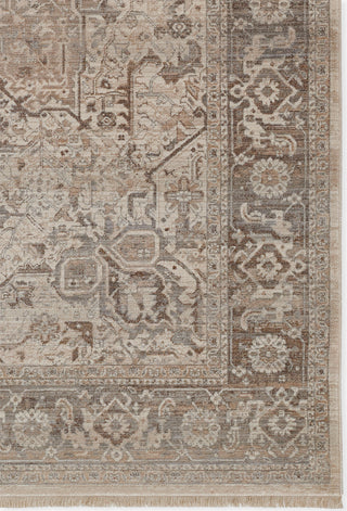 Momeni Izmir IZ-10 Grey Area Rug Corner Image