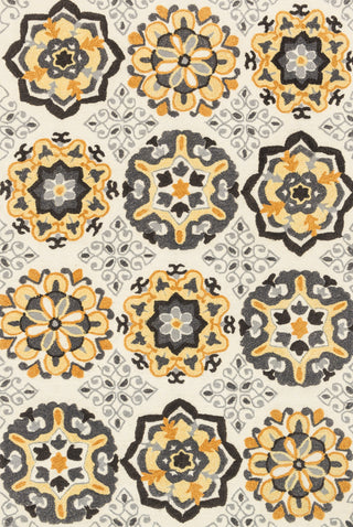 Loloi Jade JD-01 Ivory / Gold Area Rug Main Image