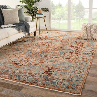 Jaipur Living Inspirit Elyas ISP03 Pink/Blue Area Rug Lifestyle Image