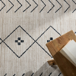 Jaipur Living Nadine Taos NDN01 Cream/Dark Slate Area Rug by Vibe Lifestyle Image