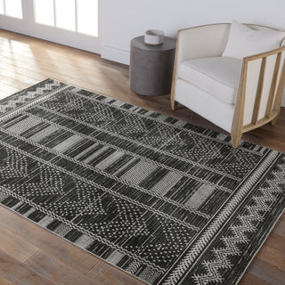 Jaipur Living Nadine Mateo NDN02 Black/Light Gray Area Rug by Vibe Lifestyle Image
