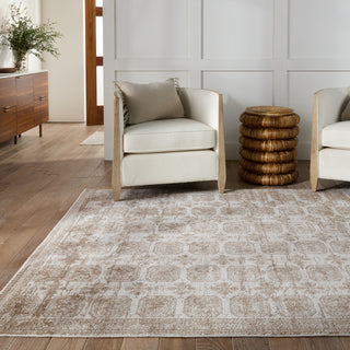 Jaipur Living Nadine Milea NDN05 Tan/Cream Area Rug by Vibe Lifestyle Image