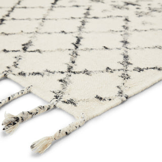 Jaipur Living Adair Riot ADA02 Ivory/Black Area Rug Corner Image
