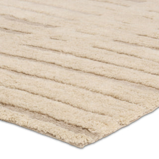 Jaipur Living Aibel Vildan AIB02 Tan/Brown Machine Washable Area Rug Corner Image