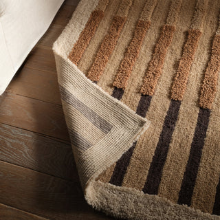 Jaipur Living Aibel Jivika AIB03 Brown Machine Washable Area Rug Edge