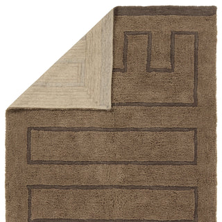 Jaipur Living Aibel Ziyan AIB04 Brown Machine Washable Area Rug Backing Image