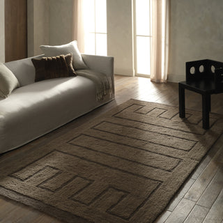 Jaipur Living Aibel Ziyan AIB04 Brown Machine Washable Area Rug Lifestyle Image