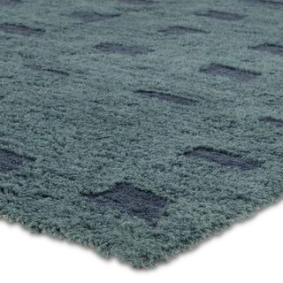 Jaipur Living Aibel Liva AIB05 Blue Machine Washable Area Rug Corner Image