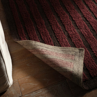 Jaipur Living Aibel Noya AIB07 Purple/Red Machine Washable Area Rug Detail Image