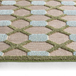 Jaipur Living Alina Thessara ALI06 Green Area Rug Backing Image