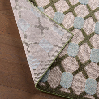 Jaipur Living Alina Thessara ALI06 Green Area Rug Lifestyle Image Feature