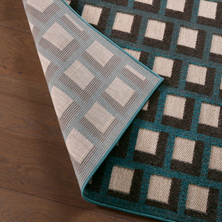 Jaipur Living Alina Aveline ALI07 Blue Area Rug Lifestyle Image Feature