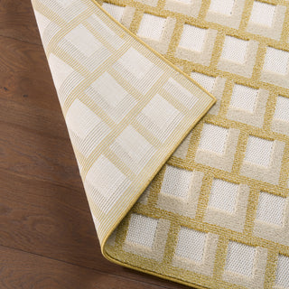 Jaipur Living Alina Aveline ALI08 Yellow / Gold Area Rug Lifestyle Image Feature
