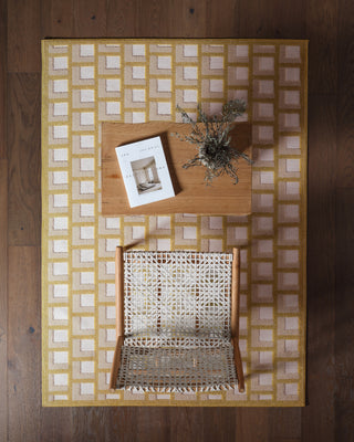 Jaipur Living Alina Aveline ALI08 Yellow / Gold Area Rug Lifestyle Image