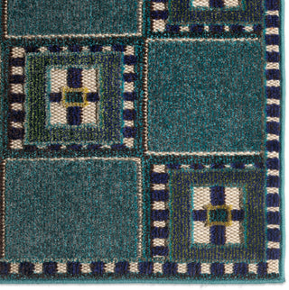 Jaipur Living Alina Morrigan ALI09 Blue Area Rug Detail Image