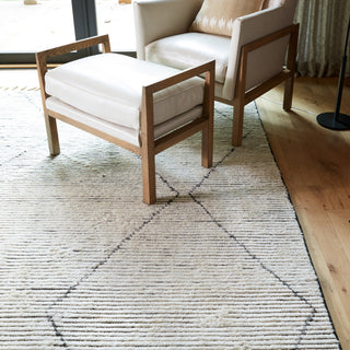 Jaipur Living Alpine Ammil ALP03 Cream/Black Area Rug Lifestyle Image