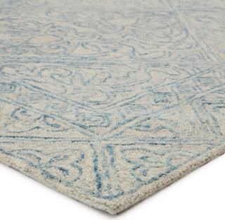 Jaipur Living Almira Carmen ALR01 Blue/Light Gray Area Rug Corner Image