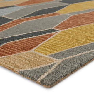 Jaipur Living Amado Sade AMA04 Gray/Gold Area Rug Corner Image