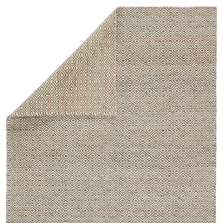 Jaipur Living Naturals Ambary Wales AMB02 Tan/White Area Rug Backing Image