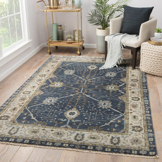 Jaipur Living Anise Princeton ANS02 Dark Blue/Beige Area Rug Lifestyle Image