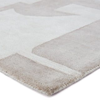 Jaipur Living Anthem Noverre ANT02 Taupe/Cream Area Rug Corner Image