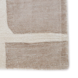 Jaipur Living Anthem Noverre ANT02 Taupe/Cream Area Rug Detail Image