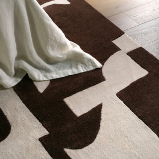 Jaipur Living Anthem Noverre ANT04 Brown Machine Washable Area Rug Close Up