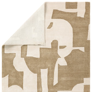 Jaipur Living Anthem Noverre ANT05 Tan Machine Washable Area Rug Backing Image