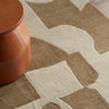 Jaipur Living Anthem Noverre ANT05 Tan Machine Washable Area Rug Close Up