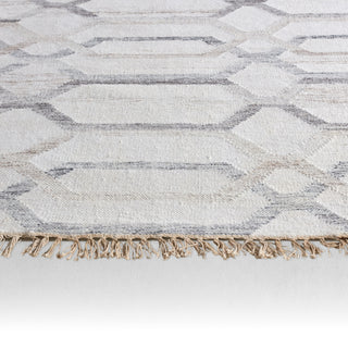 Jaipur Living Anatolia Laveer AT17 Ivory/Light Gray Area Rug Backing Image