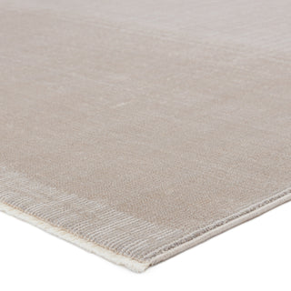 Jaipur Living Aura Alva AUR01 Taupe/Light Gray Area Rug Corner Image