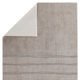 Jaipur Living Aura Ewan AUR04 Taupe/Gray Area Rug Backing Image