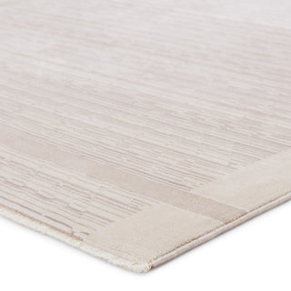 Jaipur Living Aura Linus AUR07 Cream/Light Taupe Area Rug Corner Image