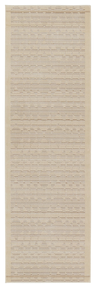 Jaipur Living Aura Linus AUR07 Cream/Light Taupe Area Rug Runner Image