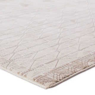 Jaipur Living Aura Ozias AUR08 Cream/Light Brown Area Rug Corner Image