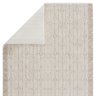 Jaipur Living Aura Ozias AUR08 Cream/Light Brown Area Rug Backing Image