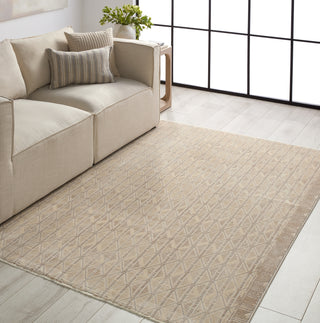 Jaipur Living Aura Ozias AUR08 Cream/Light Brown Area Rug Lifestyle Image