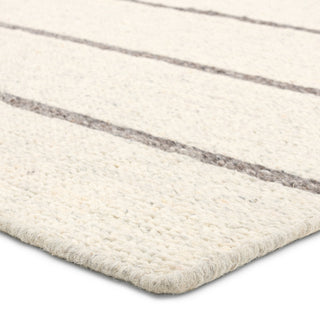 Jaipur Living Bavell Almeda BAV02 Ivory/Dark Gray Area Rug by Label J Corner Image
