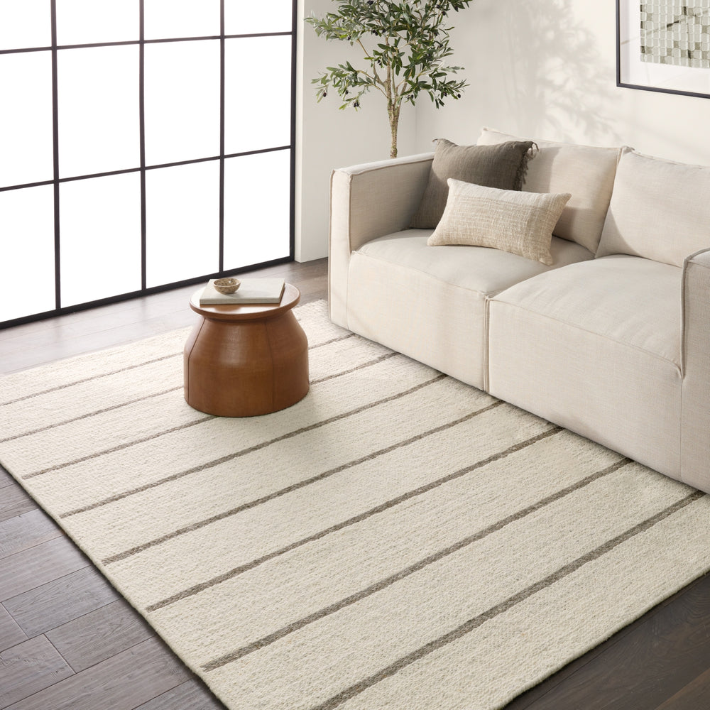 Jaipur Living Bavell Almeda BAV02 Ivory/Dark Gray Area Rug by Label J