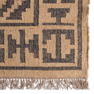 Jaipur Living Bedouin Jaima BD24 Beige/Black Area Rug Detail Image