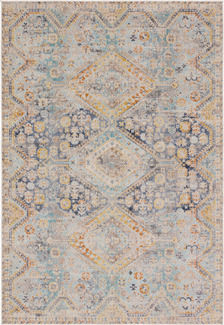 Jaipur Living Bequest Marquess BEQ02 Blue/Orange Area Rug by Vibe