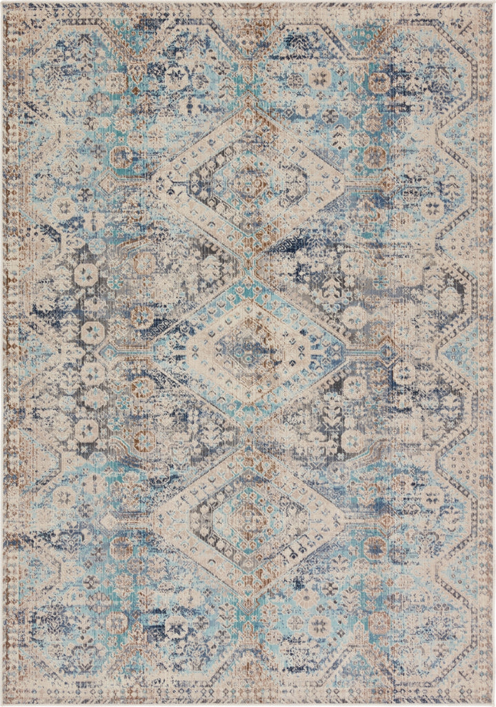 Jaipur Living Bequest Marquess BEQ03 Blue/Gray Area Rug by Vibe