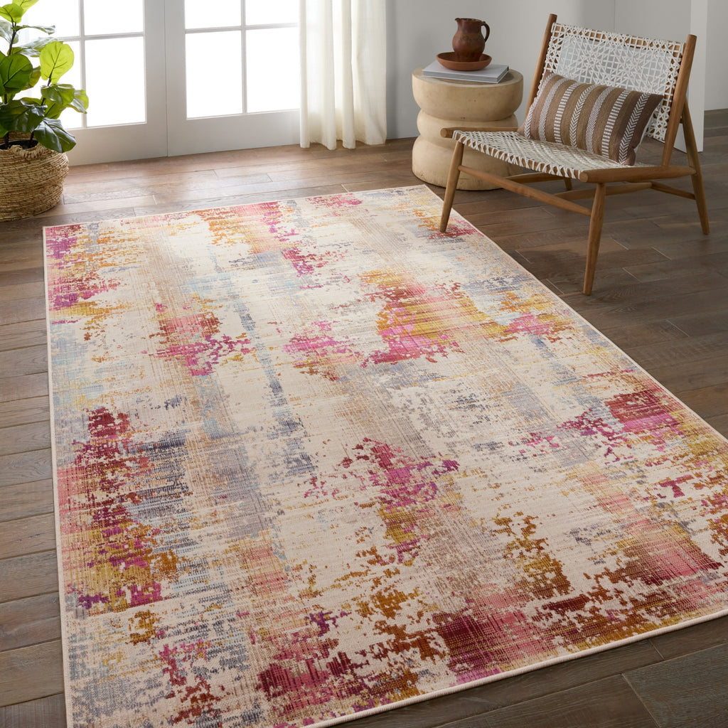 Jaipur Living Bequest Vidame BEQ05 Multicolor/Fuchsia Area Rug by Vibe Lifestyle Image Feature