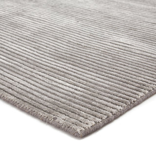 Jaipur Living Basis BI05 Gray/Silver Area Rug Corner Image
