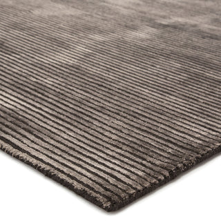 Jaipur Living Basis BI15 Dark Gray Area Rug Corner Image