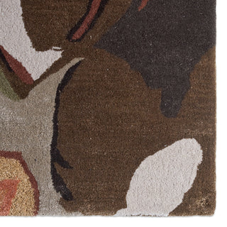 Jaipur Living Blue Petal Pusher BL12 Light Gray/Multicolor Area Rug Detail Image